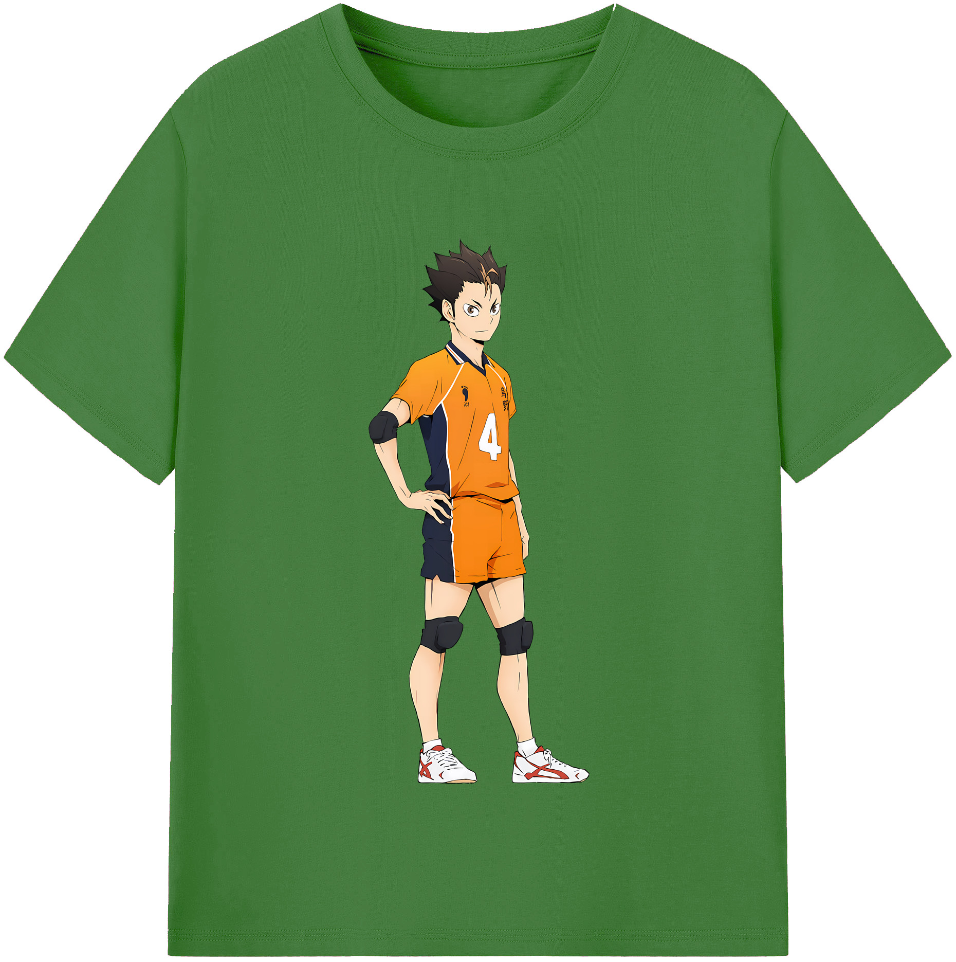 （画像用） ハイキュー!! Haikyu!! レディースカジュアルプリントTシャツ（綿100％）